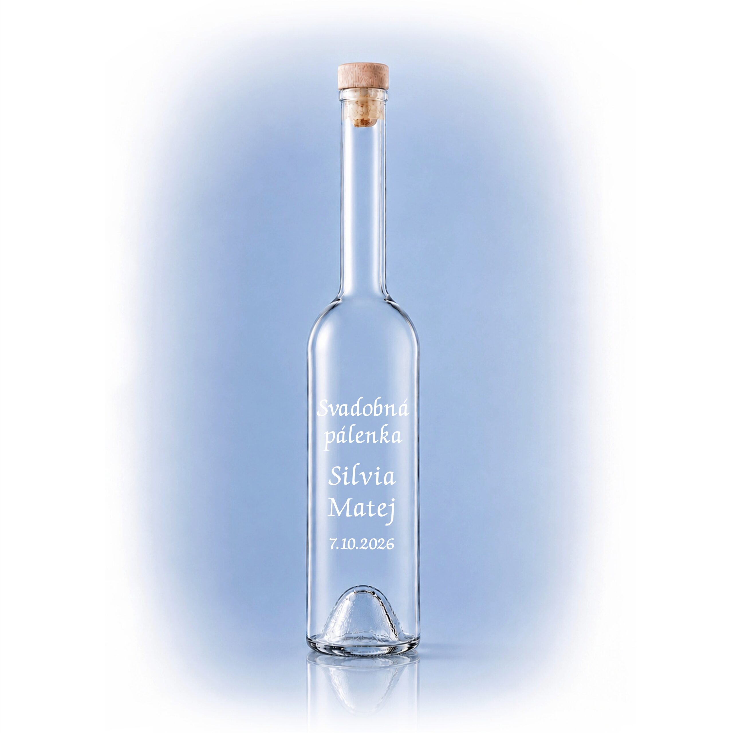 Svadobná fľaška 0,5l